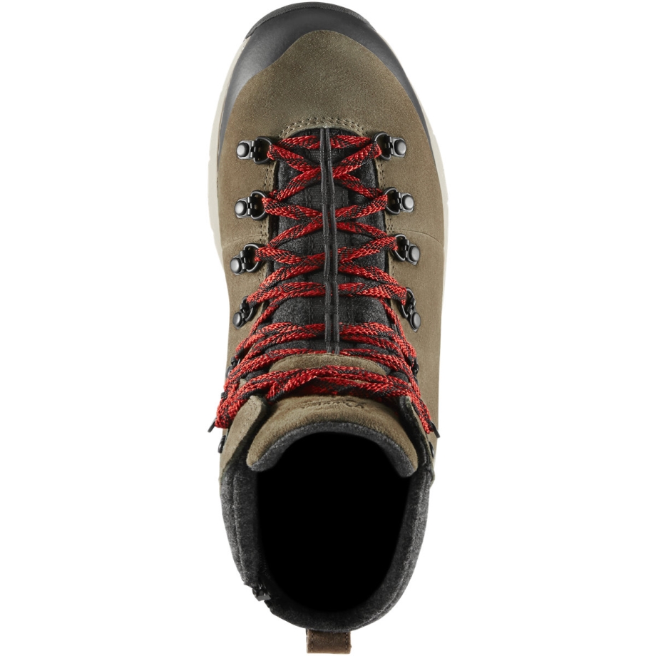 Arctic 600 Side-lynlås 7 Brun/rød 200g Danner