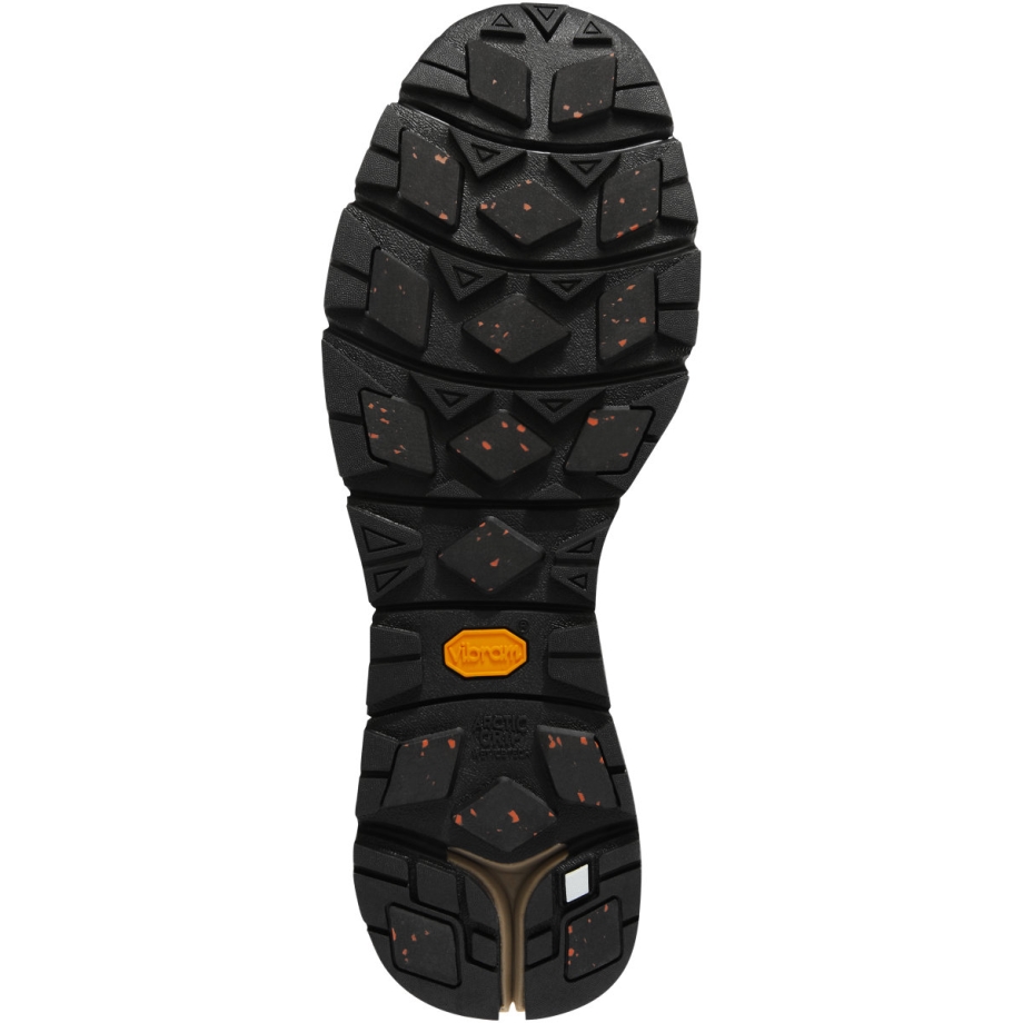 Arctic 600 Side-lynlås 7 Brun/rød 200g Danner