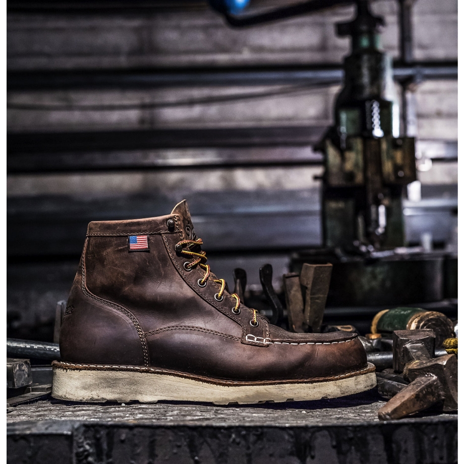 Bull Run Moc Toe 6 Brun Danner