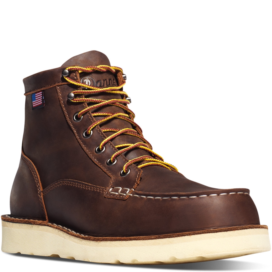 Danner Bull Run Moc Toe 6 Brun Ståltå