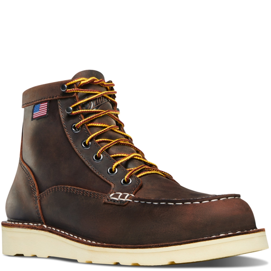 Danner Dame Bull Run Moc Toe 6 Brun