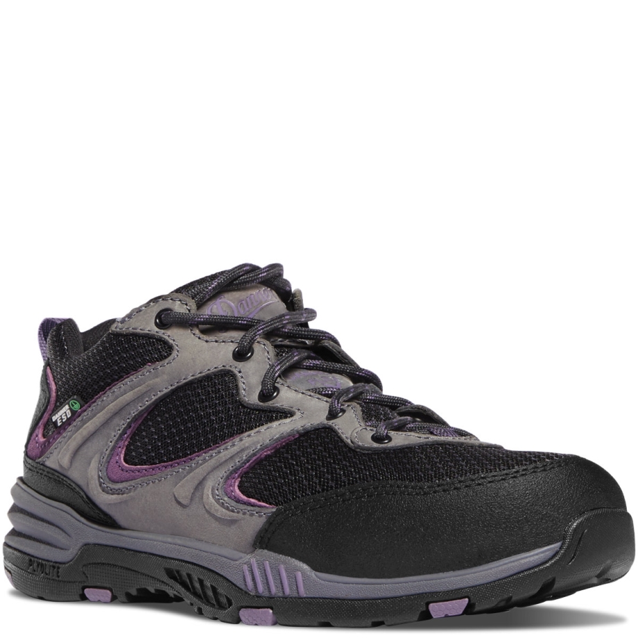 Danner Dame Springfield Low 3 Grå/lilla Esd Composite Toe