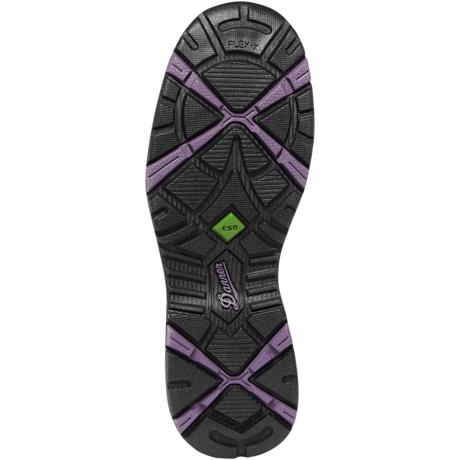 Danner Dame Springfield Low 3 Grå/lilla Esd Composite Toe