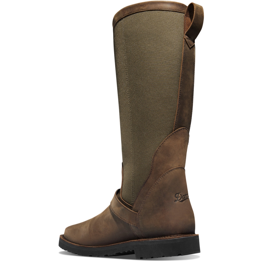 San Angelo Snake Boot1 7 Brun Firkantet Tå Danner