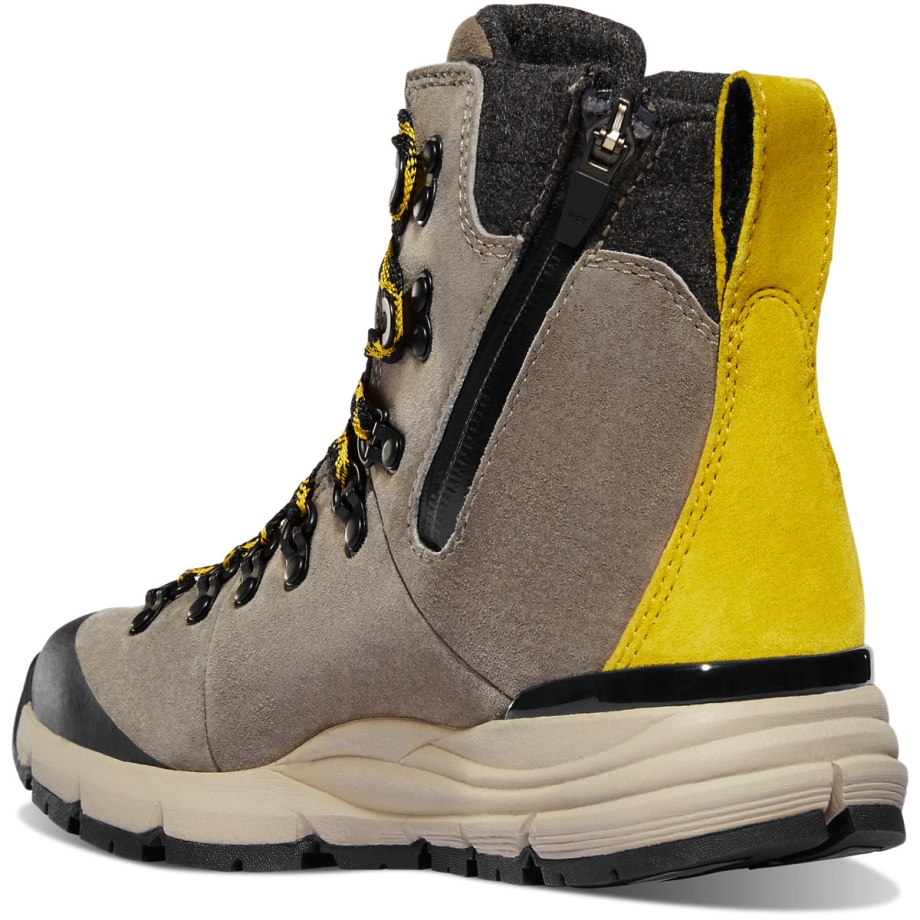 Kvinders Arctic 600 Sidelynlås 7 Drivtømmer/gul 200g Danner