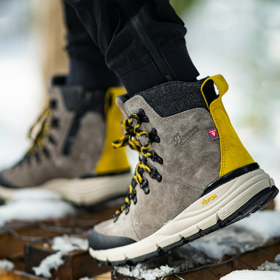 Kvinders Arctic 600 Sidelynlås 7 Drivtømmer/gul 200g Danner