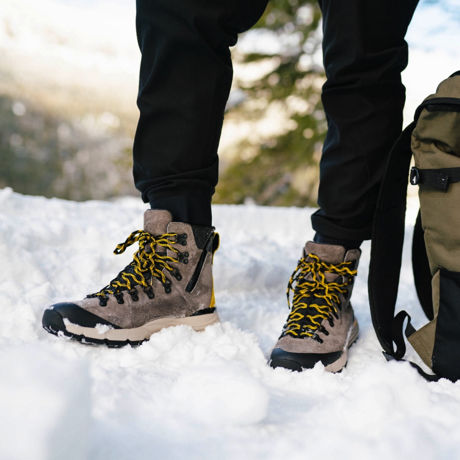 Kvinders Arctic 600 Sidelynlås 7 Drivtømmer/gul 200g Danner