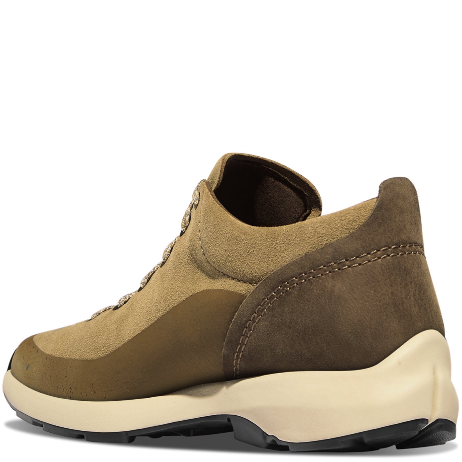 Kvinders Gede Lav Ruskind Antik Bronze Danner