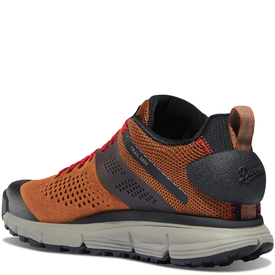 Damespor 2650 Brun/rød Danner