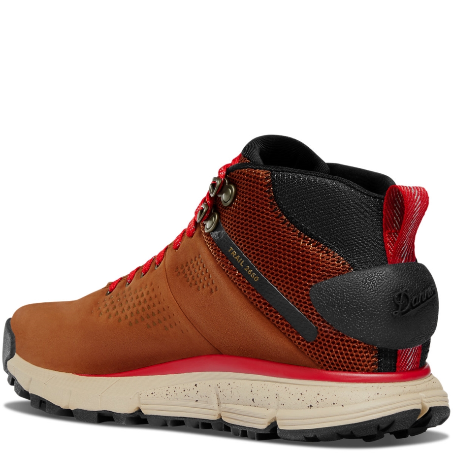 Dame Trail 2650 Mid Gtx Brun/rød Danner